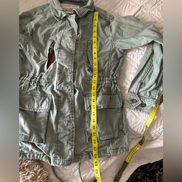 Vintage GAP XS Green Cargo Military Bomber Y2K Jacket - Picture 10 of 11